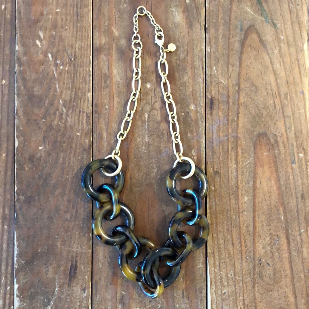 J. Crew Factory tortoiseshell necklace